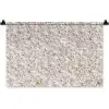 Wit - Bruin - Graniet Wandkleed katoen klein 269 -zz3d
