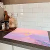 Bergtoppen - Wolken - Dromerig Inductie beschermer vinyl 3mm klein -sfeer3