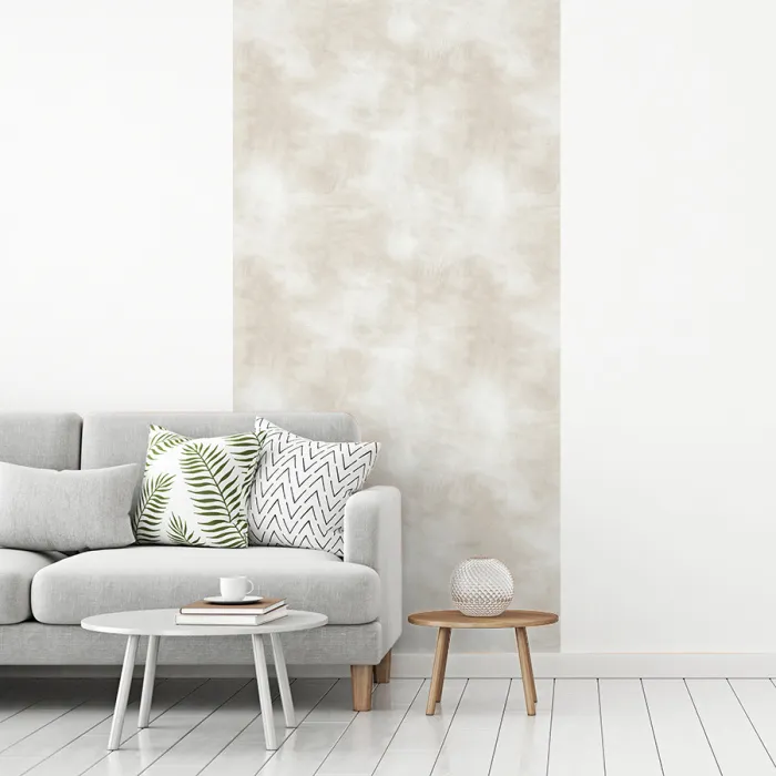 Subtiel - Structuur - Beige fotobehang vinyl groot 64 -woonkamer