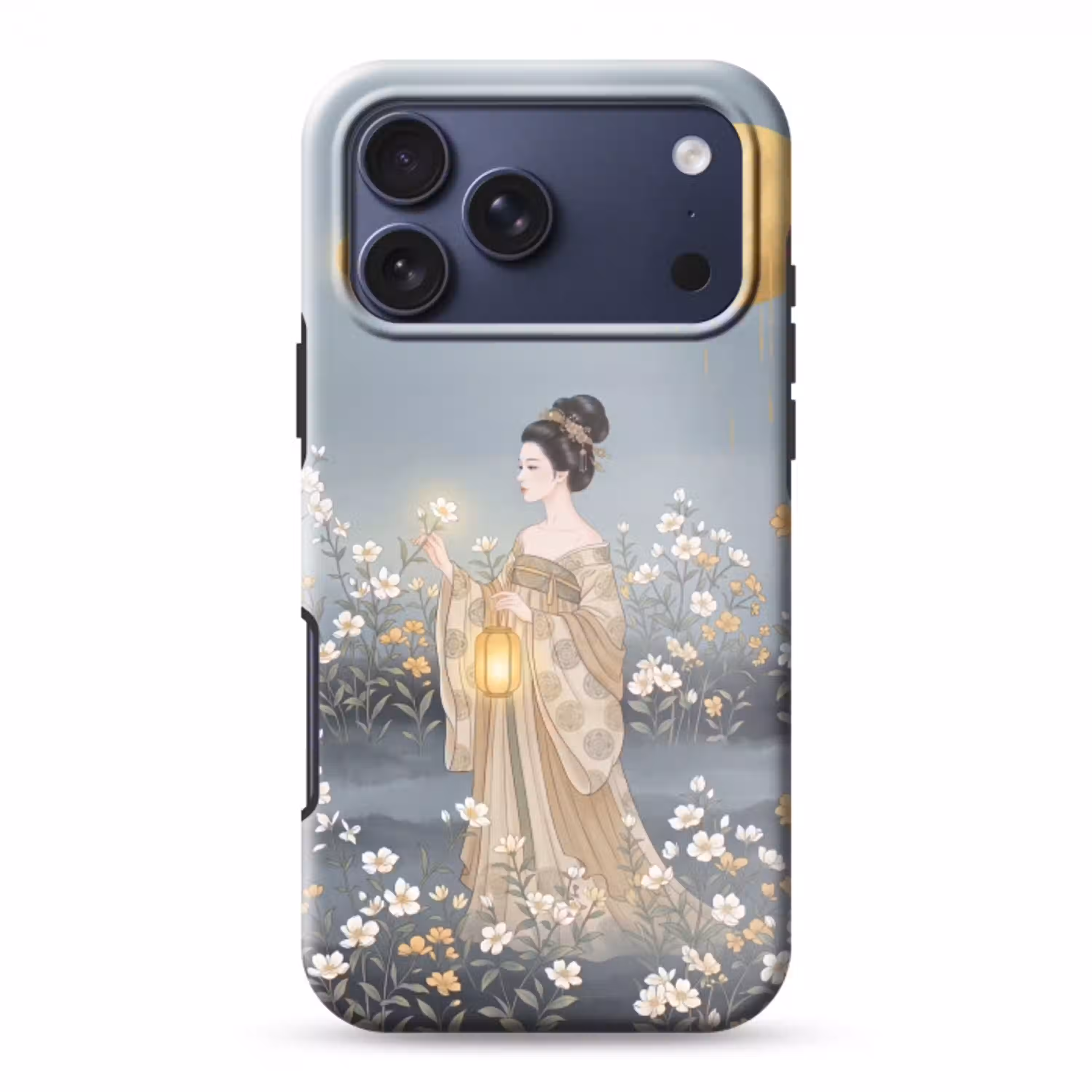 Aziatisch - Vrouw - Kimono Toughcase MagSafe Apple iPhone 17 Pro Max klein -3d