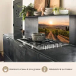 Wijngaard - Zonsondergang - Landschap keuken achterwand 2 middel -usp_FR