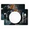 Papegaai - Vogel - Rots - Wit Placemat vinyl groot -zzsfeer2_Kitchenyeah-website