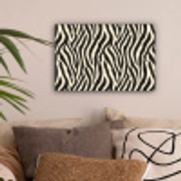 Zebra - Print - Klassiek - Zwart canvas 2cm klein 34 -sfeer1