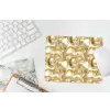 Vloeibaar - Druppels - Goud muismat rubber klein 262 -witbureau