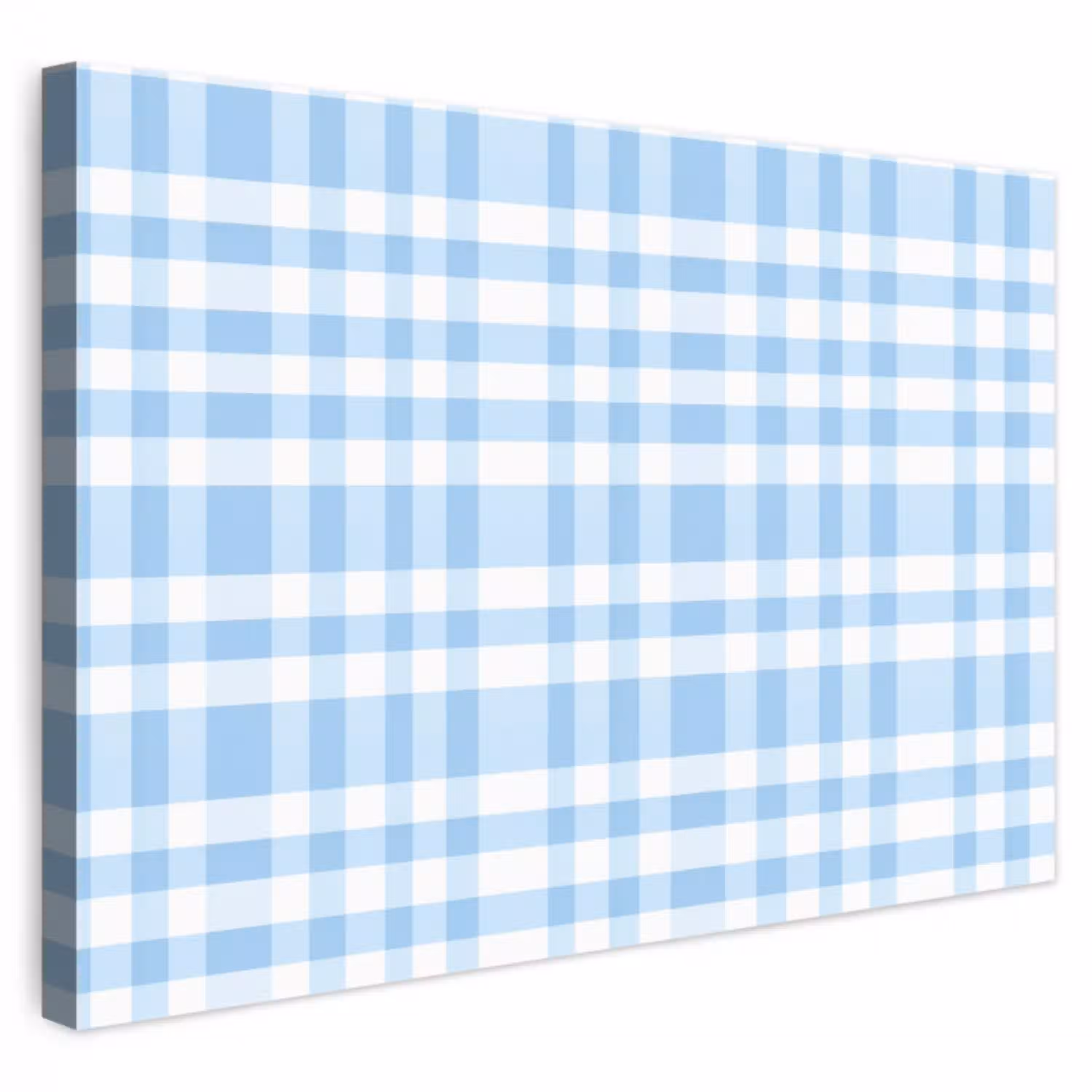 Ruit - Patroon - Blauw canvas 2cm klein 34 -3d