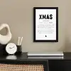 Kerst - Wit - Xmas - Quotes - Feestdagen fotolijst zwart zonder passe partout klein -sfeer1