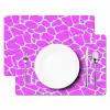 Mintgroen - Roze - Vlekken - Patroon Placemat vinyl groot 368 -zzsfeer2_Kitchenyeah-website