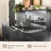 Skyline - Brug - Gebouwen - Kleurloos keuken achterwand 2 middel -usp_ES