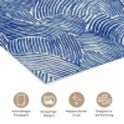 Modern - Abstract - Blauw poster papier klein 62 -tcloseup_DE