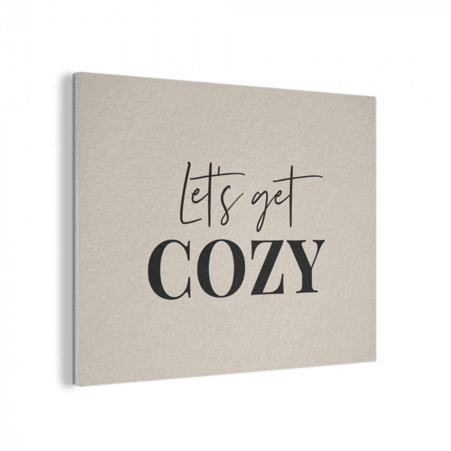 Beige - Winter - Quote - Cozy PET vilt klein -3d