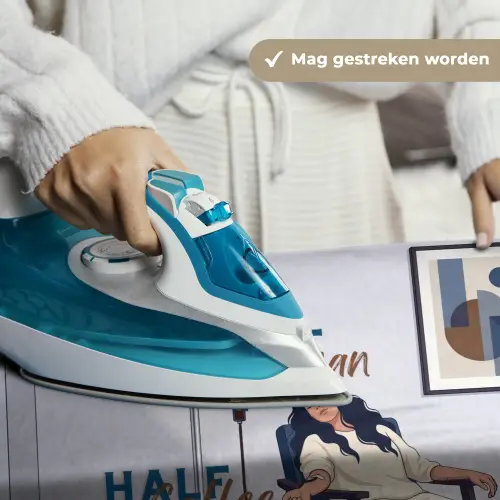 Half human, Half Coffee - Infuus - Koffie Wandkleed katoen klein -sfeer9