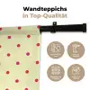 Swag - Roze - Stippen - Geel Wandkleed katoen klein -tsfeer2_DE