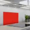 Rood - Kleur - Effen keuken achterwand spatscherm klein 900 -3d_schuin