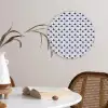Oceaan - Visachtig - Blauw - Wit Wandcirkel plexiglas klein 852 -sfeer4