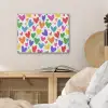 Hartjes - Krasserige textuur - Kleurrijk - Expressief PET vilt klein -sfeer3