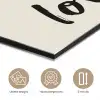 Minimalistisch - Beige - Love aluminium wit klein -closeup_NL