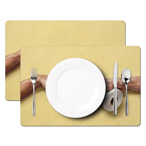 Klassiek - Kunst - Humor Placemat vinyl groot -zzsfeer2_Kitchenyeah-website