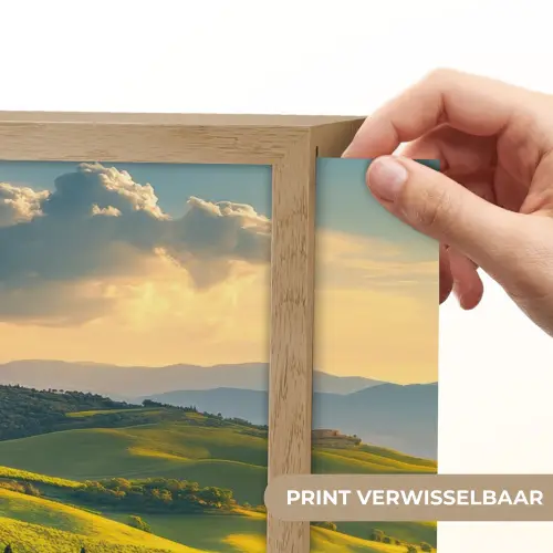 Toscane - Landschap - Wijngaarden Light Box met batterij (Wandlamp) middel -USP_websiteprintNL