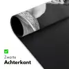 Sphynx - Kat - Dieren - Humor - Spaghetti - Zwart Wit Muismat XXL klein -sfeer2