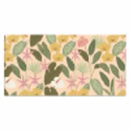 Patroon - Bloemen - Kleurrijk Muismat XXL klein -3d_leeg