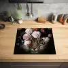 Bloemen - Jan Davidsz de Heem - Tijger - Schilderij - Stilleven - Oude meesters Inductie beschermer vinyl 3mm middel -sfeer5