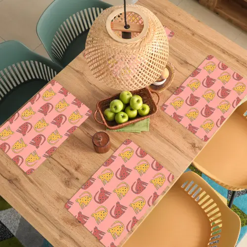 Gestipt - Katten - Zalmroze Placemat vinyl groot 368 -zzsfeer5_Kitchenyeah-website