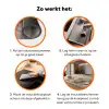 Kerst - Gnome - Bord - Kleurrijk Inductie beschermer vinyl 3mm klein -zzzzzzz-td-werking