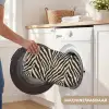 Zebra - Klassiek - Zwart WCmat klein 1009 -USP_WasbaarNL