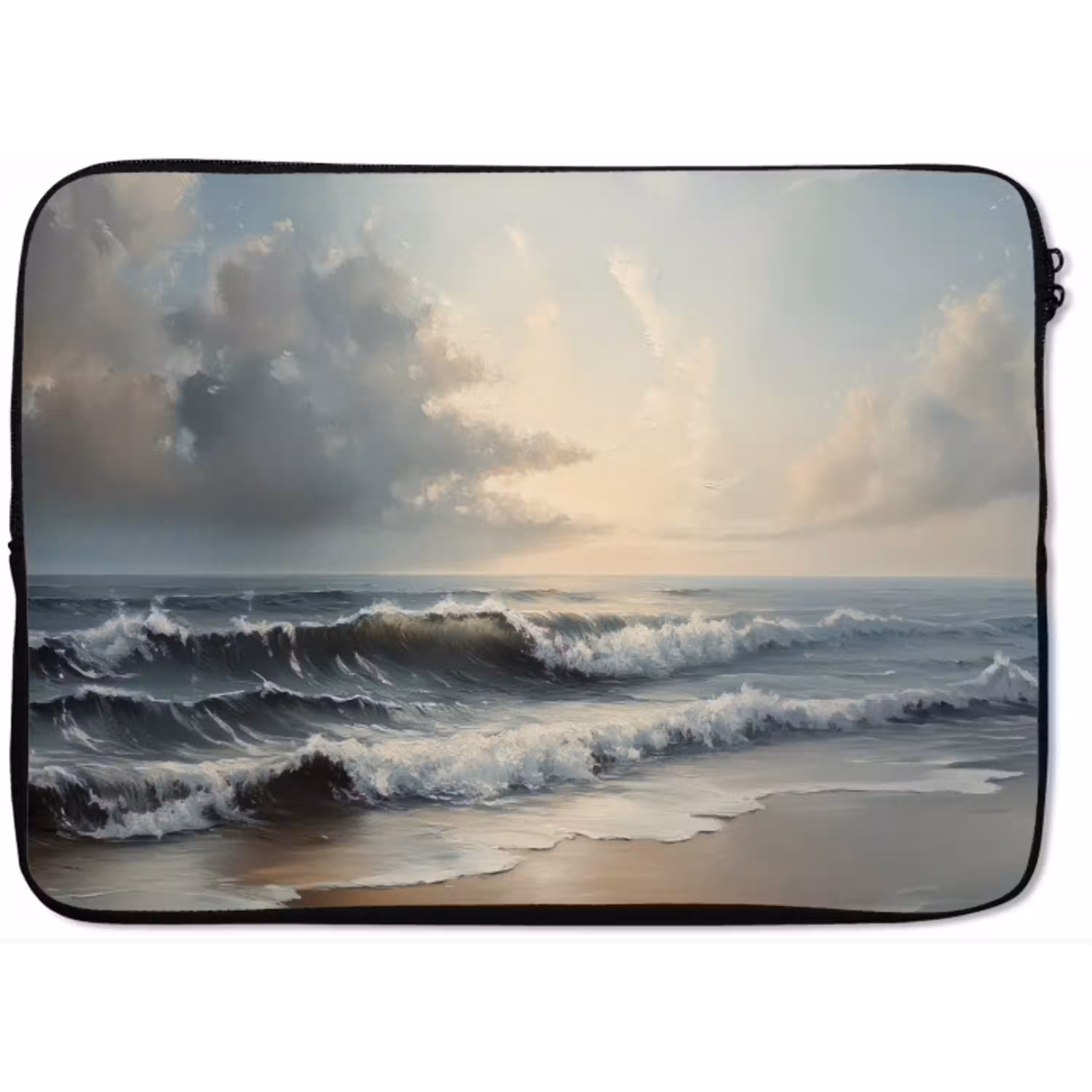 Strand - Zee - Zonsondergang laptophoes neopreen klein -zkaufland3dotto