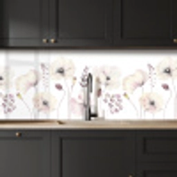 Bloemen - Pastel -  Planten - Wit keuken achterwand 2 middel -sfeer1
