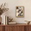 Kokosnoten - Bruin - Shaduw Light Box met kabel (Tafellamp) klein -sfeer2