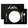 Sardines - Vissen - Rond - Zwart Placemat vinyl groot -zzsfeer2_Kitchenyeah-website