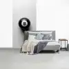 Biljartbal - Getal - Acht - Wit fotobehang vinyl groot -slaapkamer