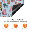 Retro - Disco - Laarzen - Multi Inductie beschermer vinyl 3mm klein 276 -zzzzzzz-td-onderkant