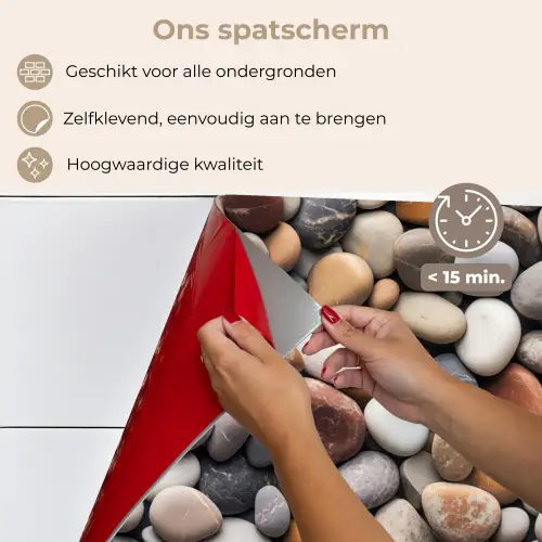 Rust - Zachte - Kleuren - Stenen keuken achterwand spatscherm klein 900 -spatscherm_NL