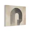 Boog -  Strepen - Minimalistisch - Zwart PET vilt klein -3d