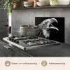 Adelaar - Portret - Roofvogels - Zwart - Wit - Vogel keuken achterwand spatscherm klein -usp_NL