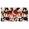 Koeienprint - Limited edition - Rood Muismat XXL klein -3d_leeg