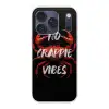 Krab - Rood - Tekst - Zwart Telefoonhoesje iPhone 17 Pro klein -3d