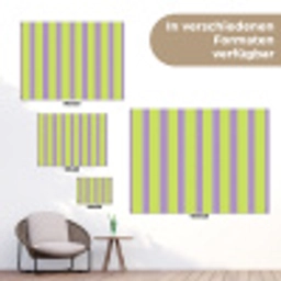 Strepen - Patroon - Groen tuinposter los doek klein 239 -Xsfeer9_DE