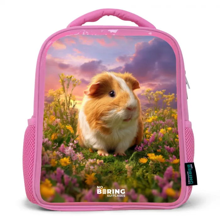 Cavia - Natuur - Dier Kinderrugzak - Roze middel -3d