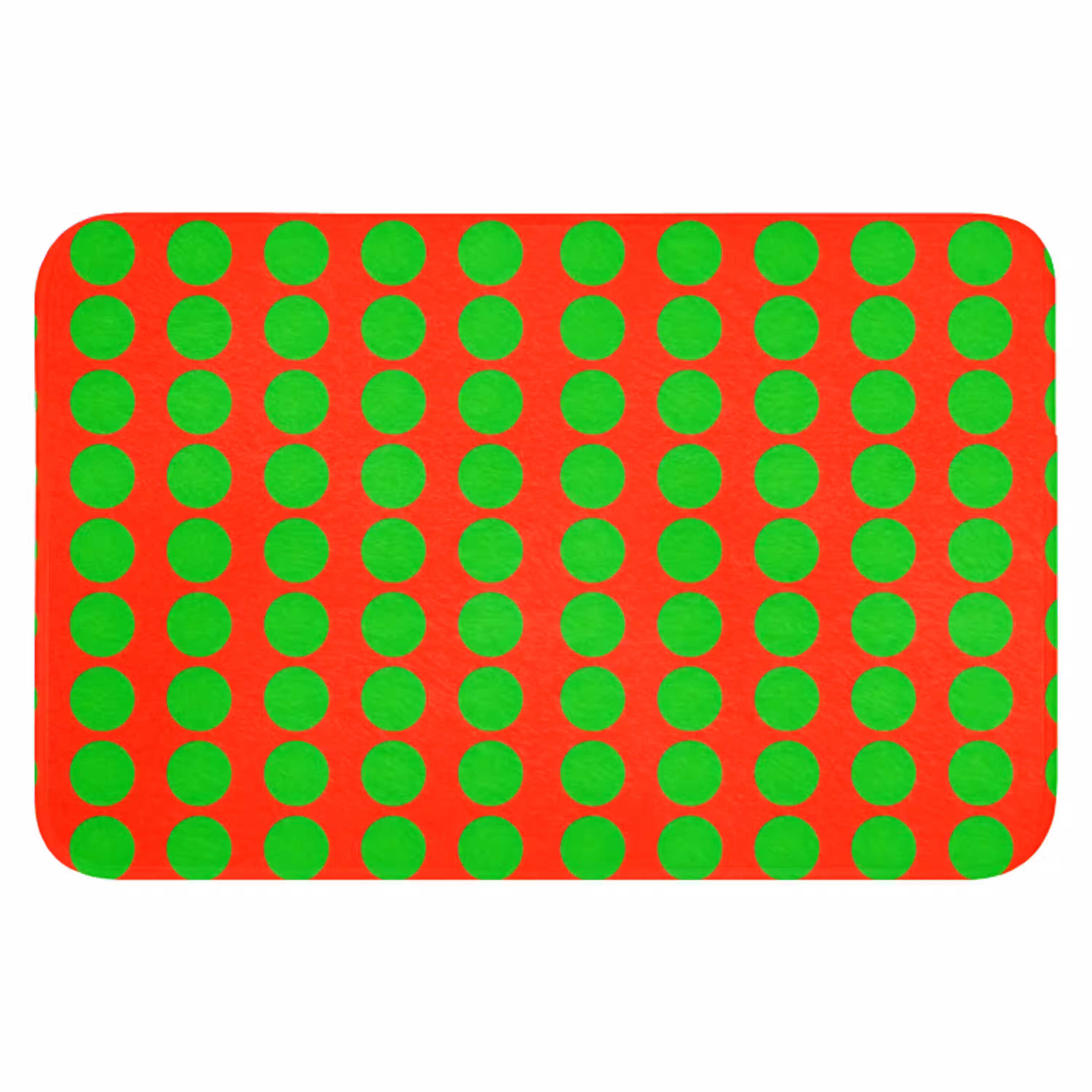 Stippen - Patroon - Groen Badmat klein 997 -3d