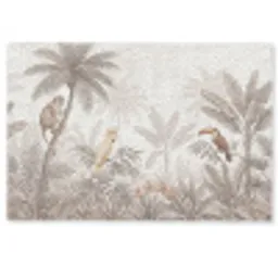 Jungle - Dieren - Palmbomen Deurmat klein -zkaufland3d