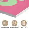Grateful - Groen - Grafisch - Vloeiend PET vilt klein -closeup_NL