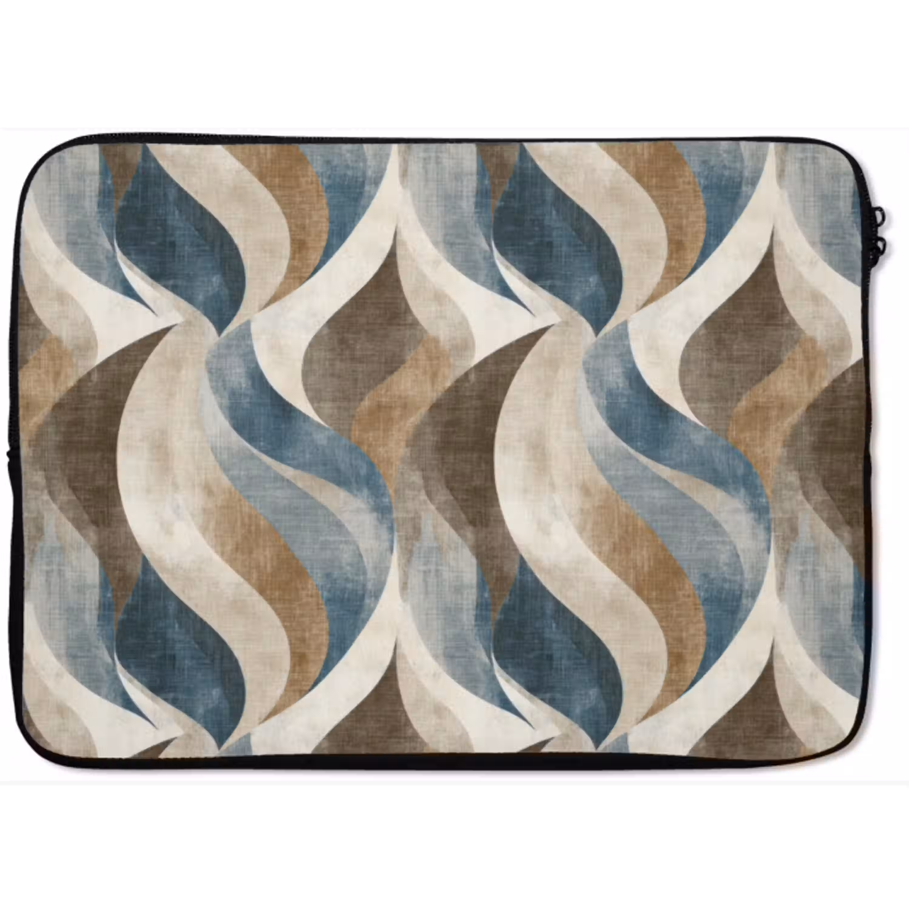 Abstract - Golven - Kleurrijk laptophoes neopreen klein 279 -zkaufland3dotto