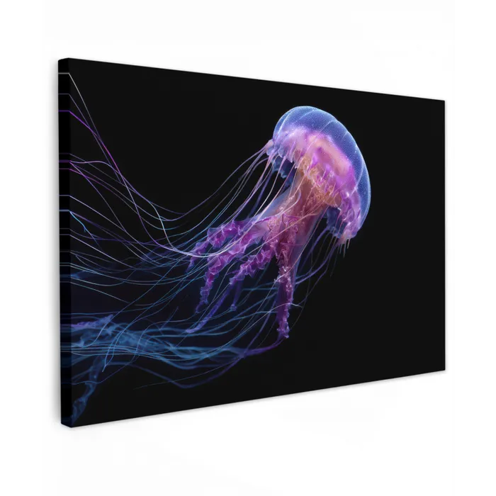 Kwal - Doorzichtig - Roze - Tentakels canvas 2cm klein -z3d