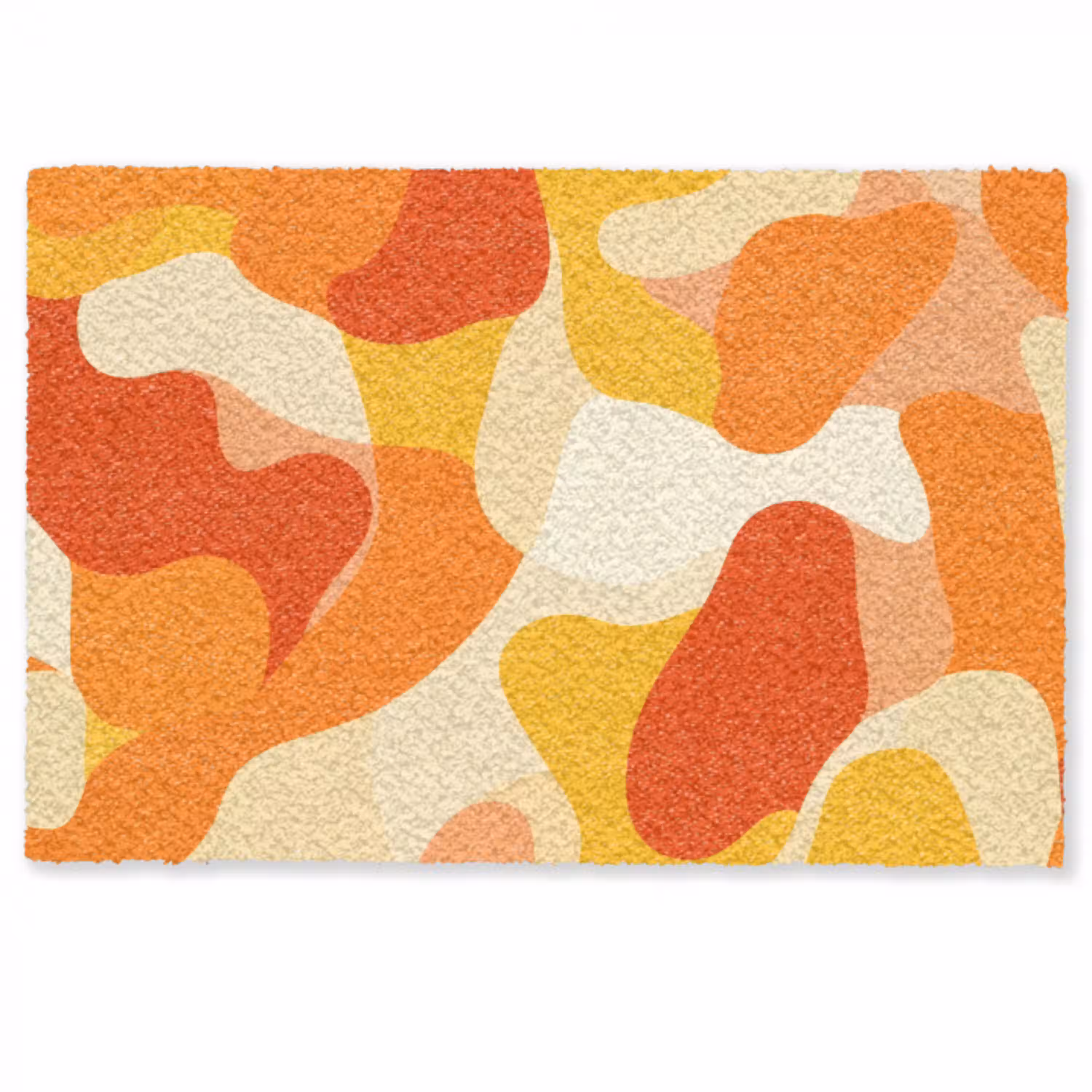 Abstract - Vormen - Oranje Deurmat klein -zkaufland3d
