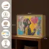 Graffiti - Meisje - Ballon - Street art Light Box met batterij (Wandlamp) middel -USP_websiteoverzichtNL