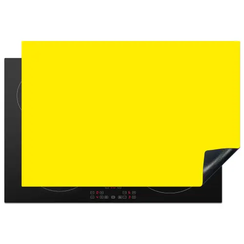 Geel - Citroen - Neon - Kleuren Inductie beschermer vinyl 3mm klein 276 -3d