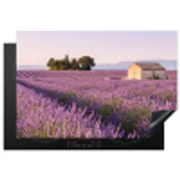 Lavendel - Landschap - Sereen - Paars Inductie beschermer vinyl 3mm klein -3d
